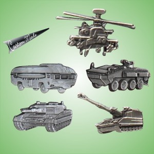 Aircraft and Military 3D Pewter Pin